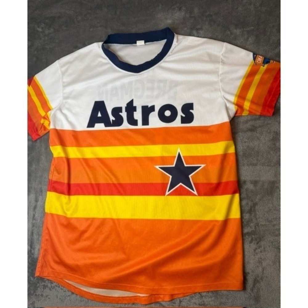 Success Brands Houston Astros Alex Bregman Tequila Sunrise Jersey Mens XL 2022